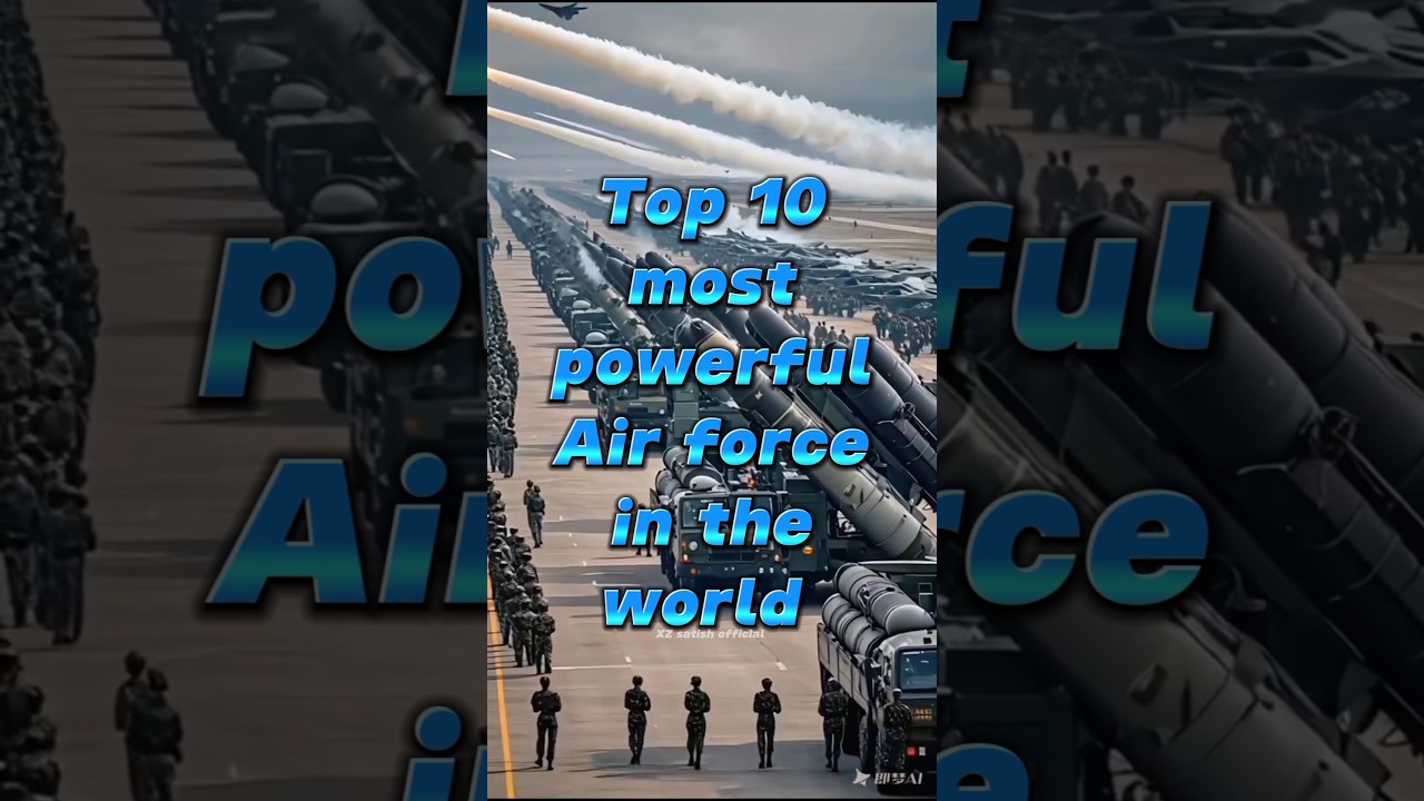 Top 10 most powerful Air force in the world 😯 #top10 #powerfulairforce #powerfularmy #indpakwar