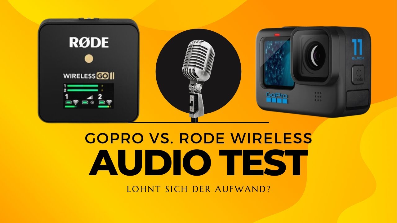 GoPro Hero 11 vs 10  vs 8  vs Rode Wireless GO II | Audio Test