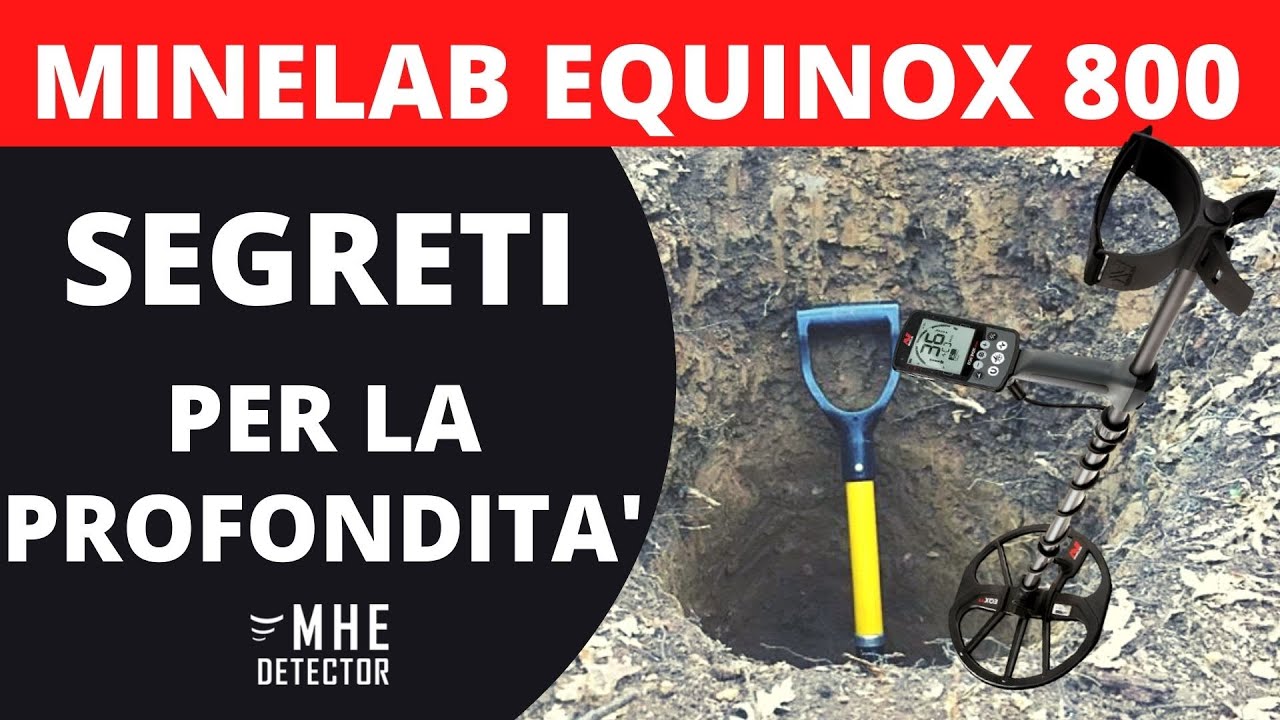 METAL DETECTOR MINELAB EQUINOX 800 : DEEP TEST BASE   -www.mhe-detector.com