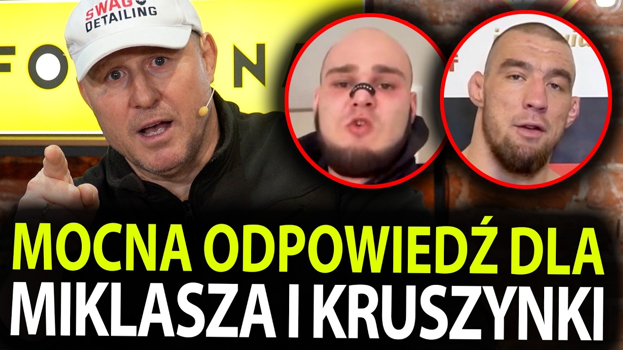 MIROSŁAW OKNIŃSKI MOCNO ODPOWIADA NA ATAKI MIKLASZA I KRUSZYNKI | KOŁECKI W KSW | LABRYGA VS MURADOV