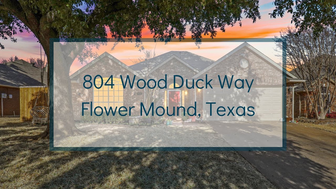 FLOWER MOUND, TEXAS Home Tour | Tealwood Oaks | 3 Bedrooms with POOL | Dallas Fort Worth