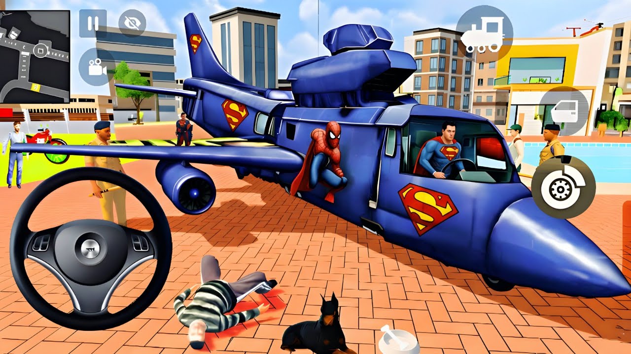 🦸‍♂️Superman Plne,Squid & Granny 3D Game🤩Indian Thift Auto Simulator🤑Purchase Lot's of Scary Teacher