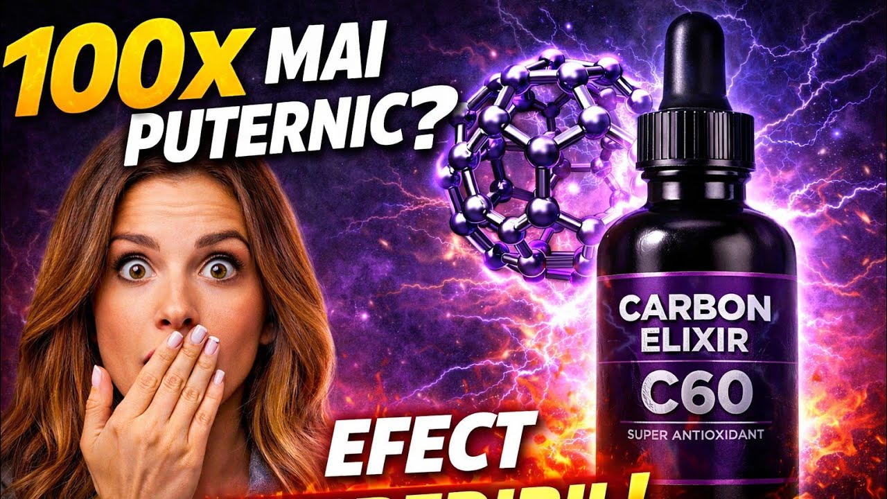 Secretul longevității: Carbon Elixir C60! 🌿