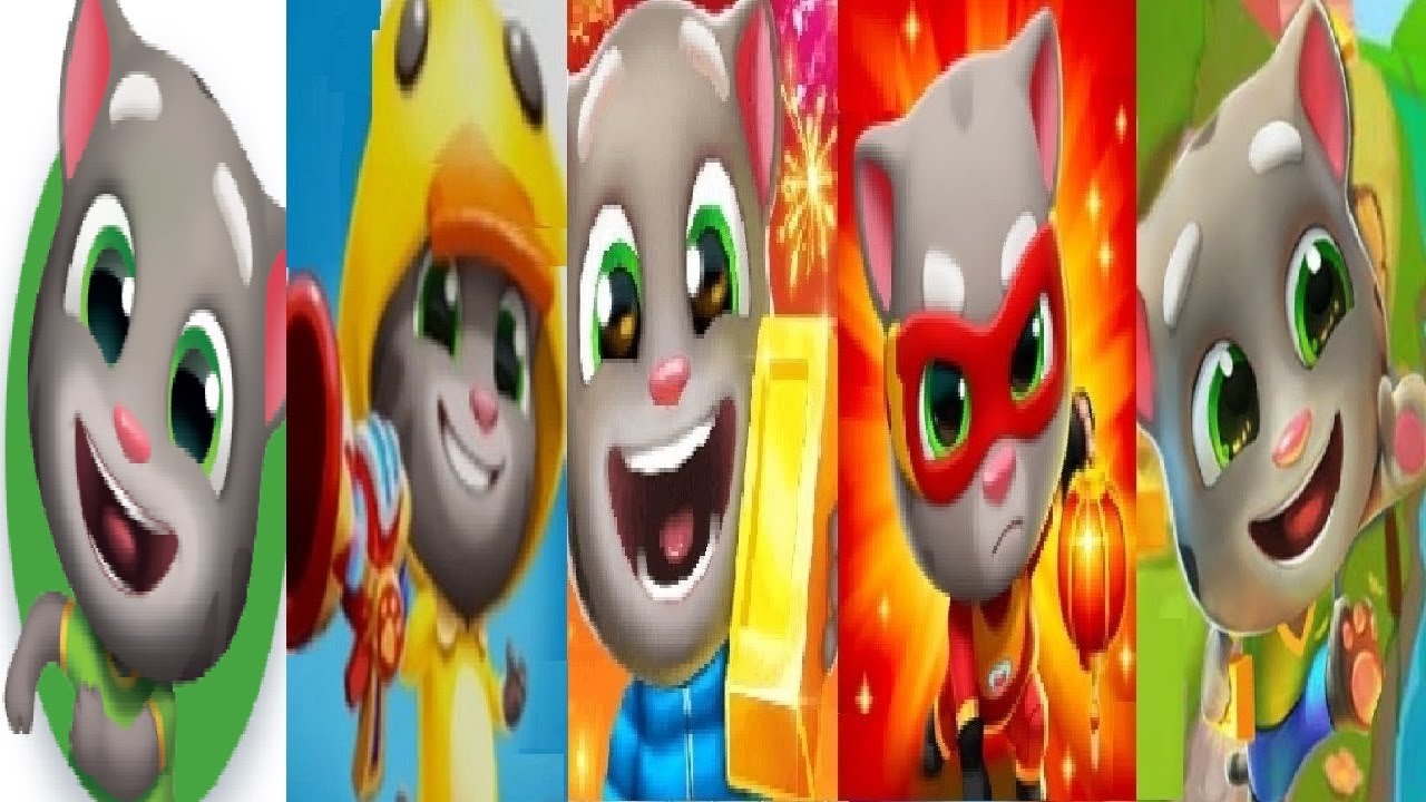 Talking tom jetski 3 VS Talking Tom Hero Dash VS Tom Blast Park Tom Gold Run Chinese Version 2024