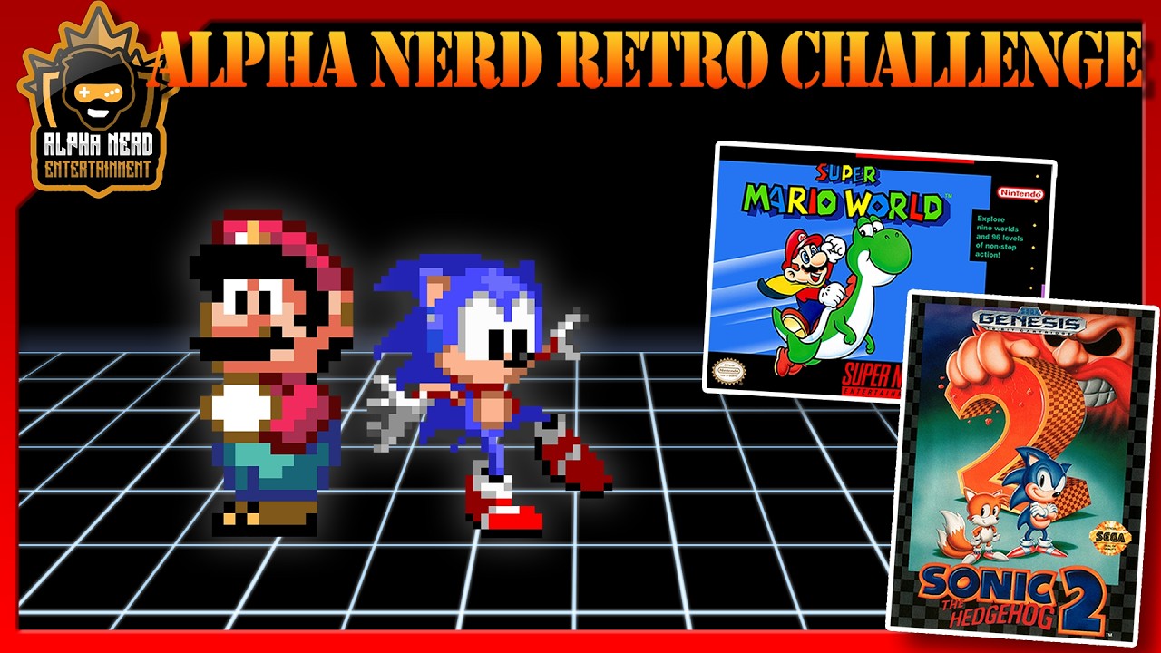 SUPER MARIO WORLD and SONIC THE HEDGEHOG 2 ~ No Hit Challenge ~ AlphaNerd Retro Challenge #10