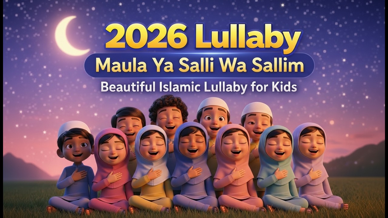 Maula Ya Salli Wa Sallim | Beautiful Islamic Lullaby for Kids | Peaceful Nasheed2026 Lullaby#lullaby