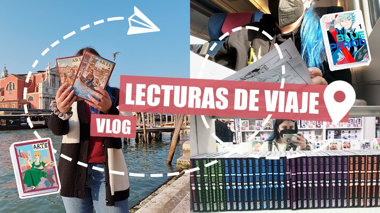 LECTURAS DE VIAJE 📚 Venecia, Madrid y más | Vlog Lecturas #2