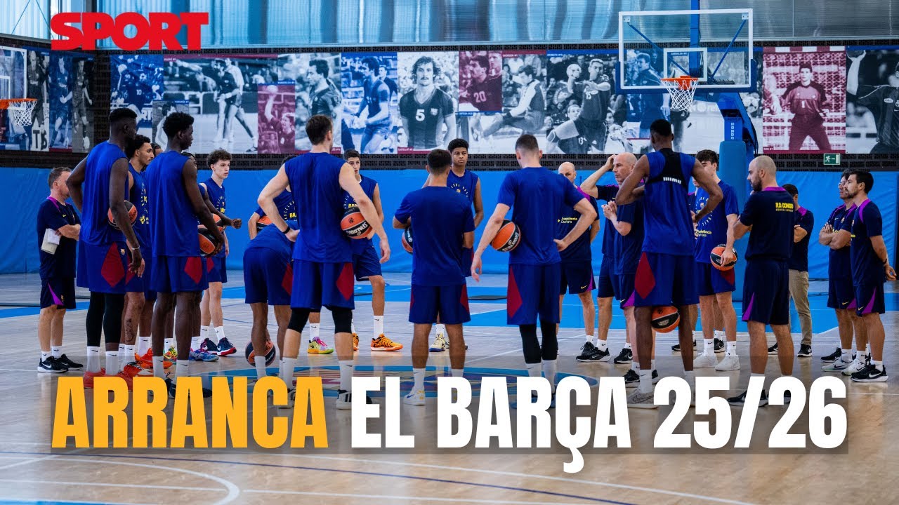 🏀El Barça arranca oficialmente la temporada con el primer entrenamiento 25/26