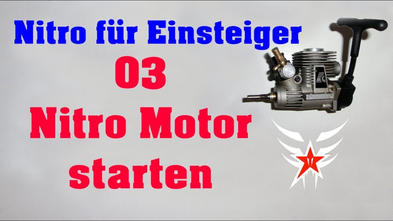 Nitro Verbrenner Motor starten, RC Car Einlaufphase, Failsafe einstellen, 1. START / Darconizer RC