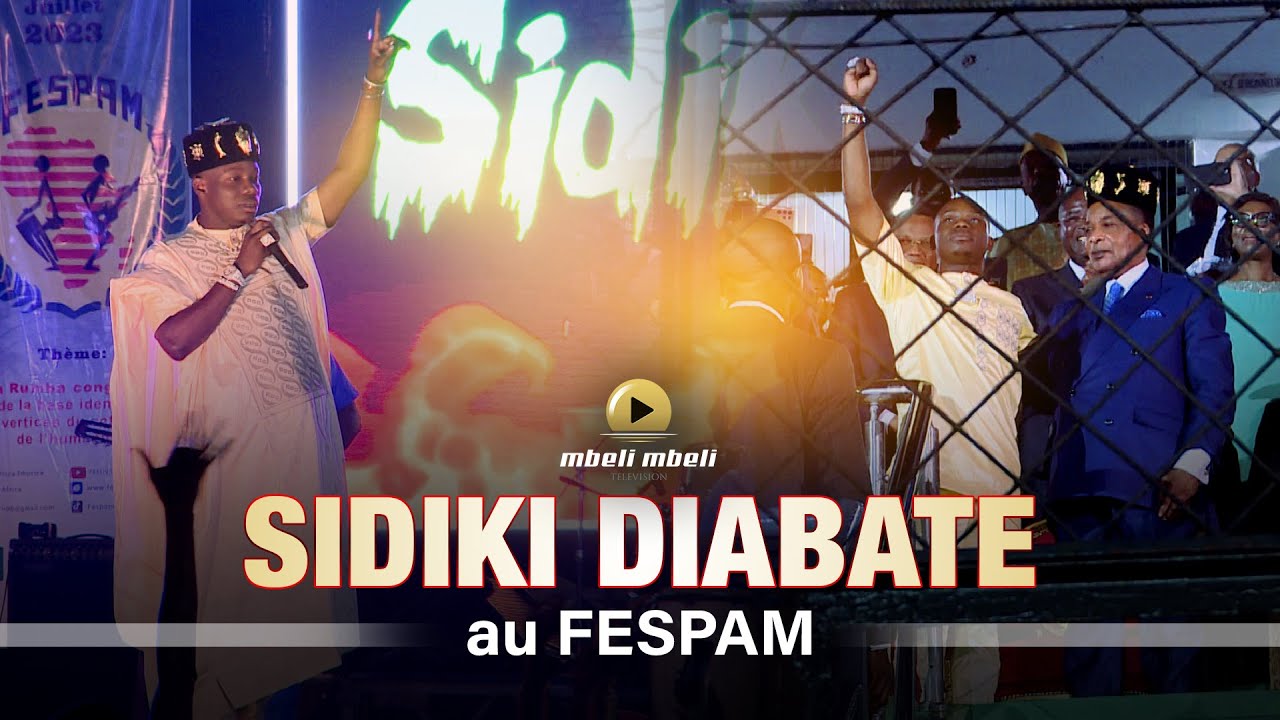 FESPAM: SIDIKI DIABATE MET LE FEU AU STADE A.M.D ET OFFRE SON CHAPEAU AU PRESIDENT SASSOU NGUESSO