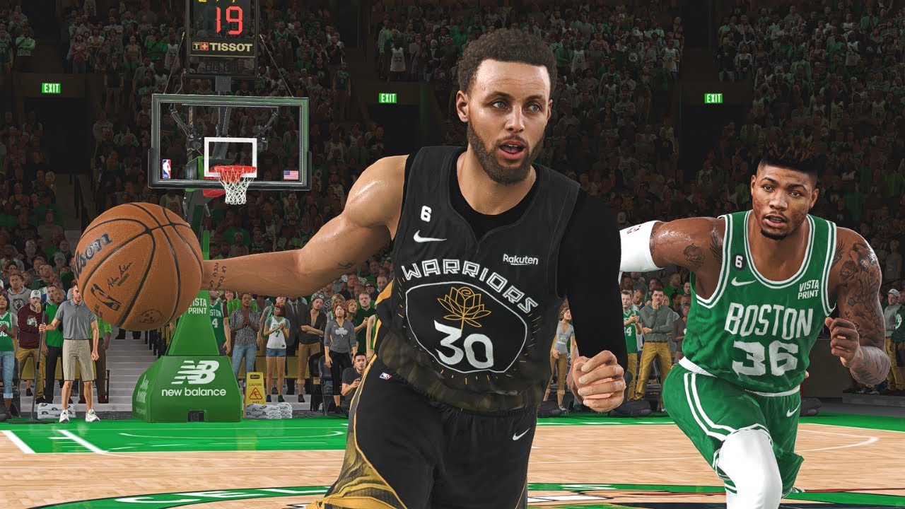 WARRIORS vs CELTICS | INSANE REALISM! Ultra Modded NBA 2K23 Realistic Gameplay