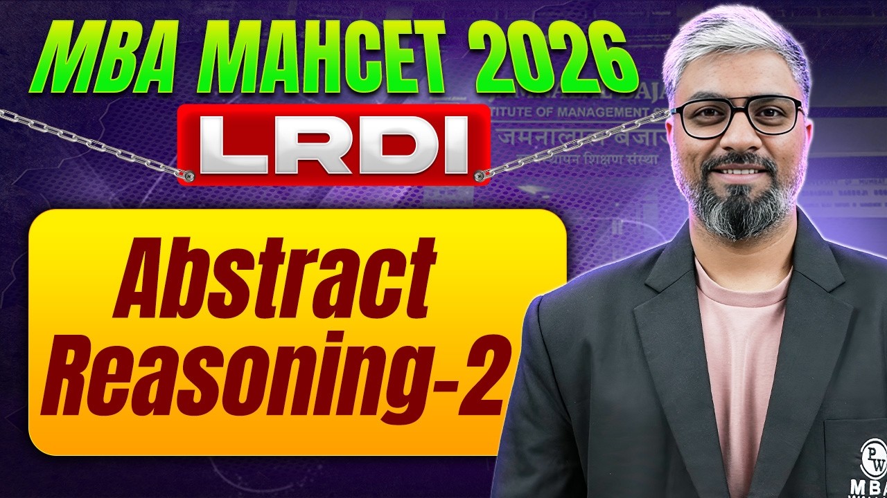 MBA MAHCET Preparation 2026  | Abstract Reasoning Ep. 2 | MBA Wallah