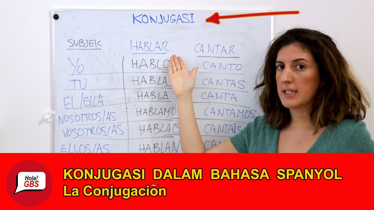 KONJUGASI DALAM BAHASA SPANYOL || PENTING UNTUK BELAJAR BAHASA SPANYOL