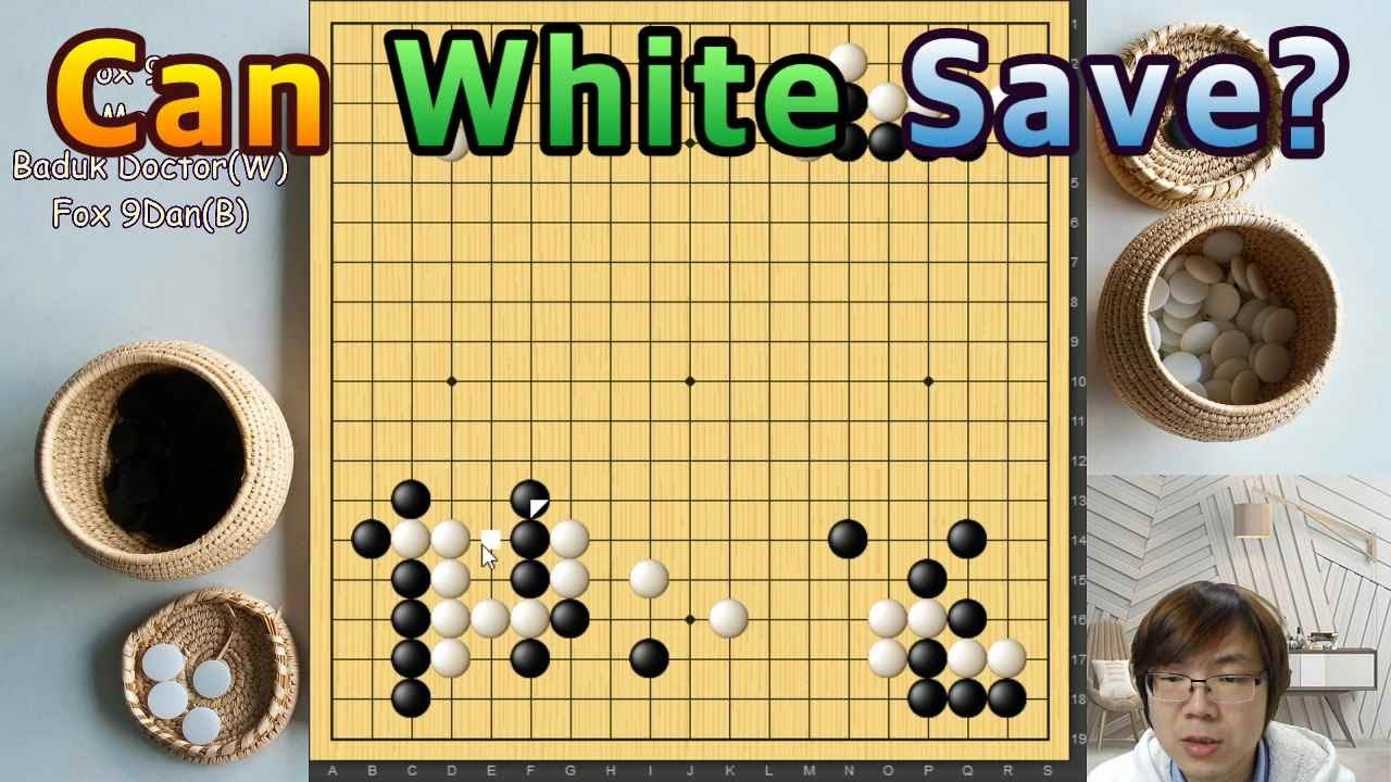 [Fox 9Dan Game] Can White Save?