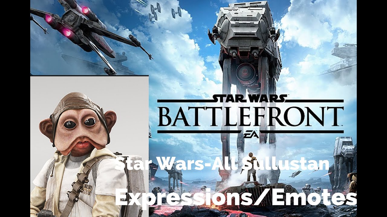 All Sullustan Expression's\Emotes | Star Wars Battlefront