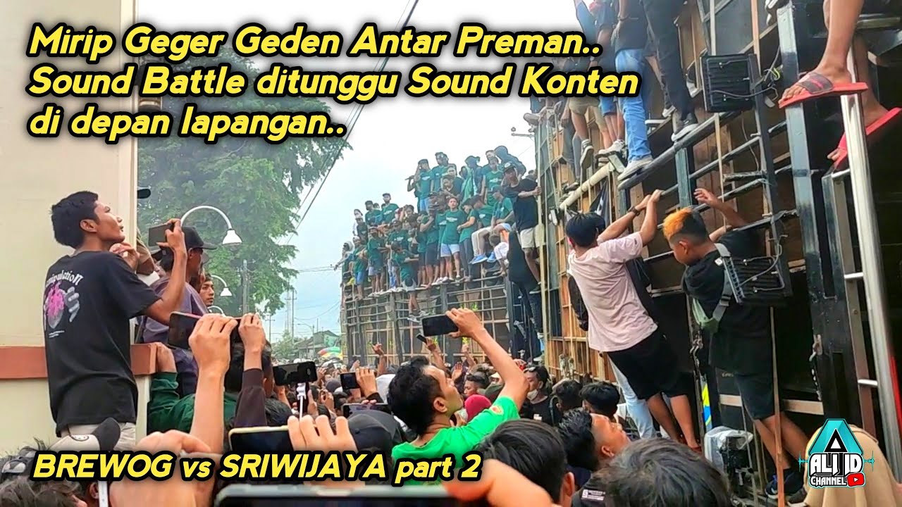 Belum puas,Battle BREWOG vs SRIWIJAYA diselesaikan di luar arena..Ada yg kabur duluan..
