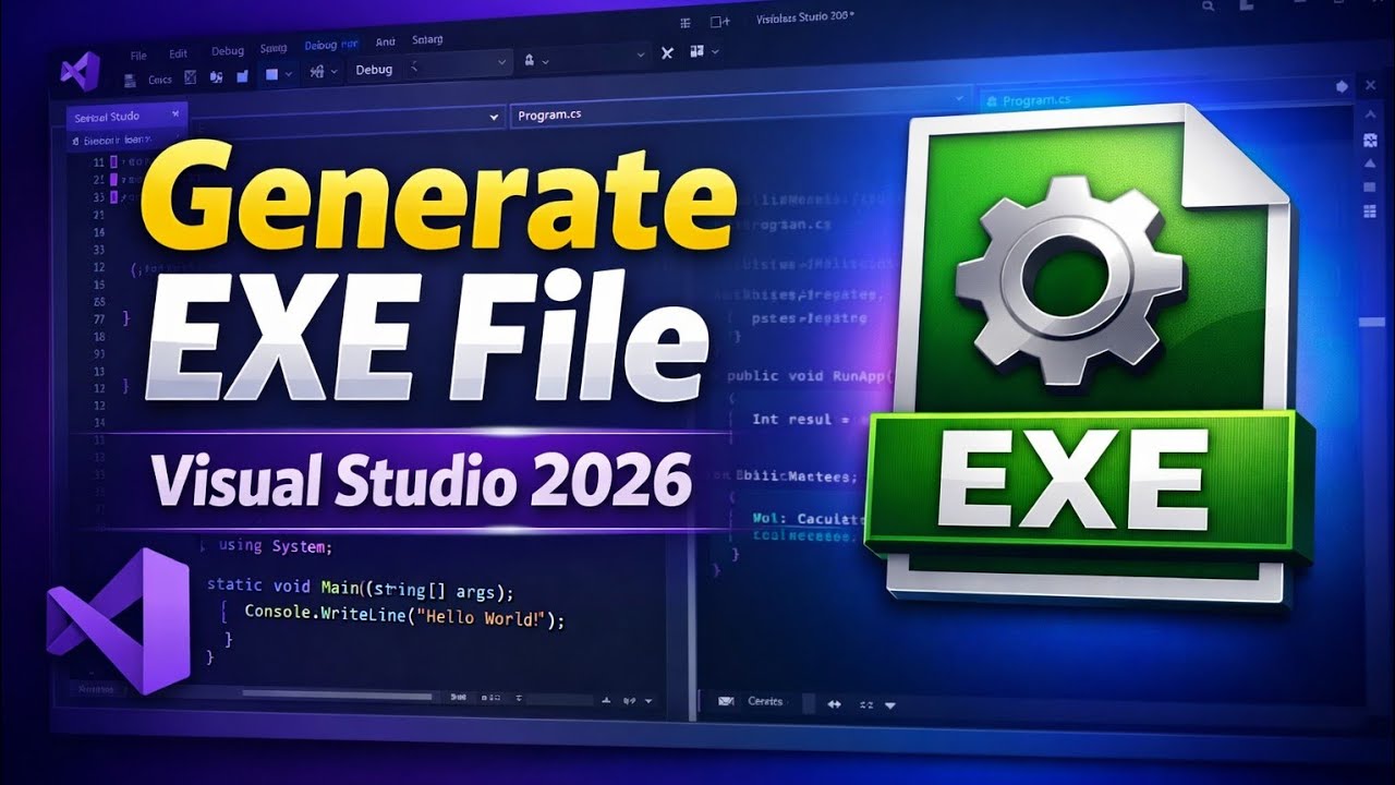 Создание исполняемого файла (EXE) из проекта C# в Visual Studio