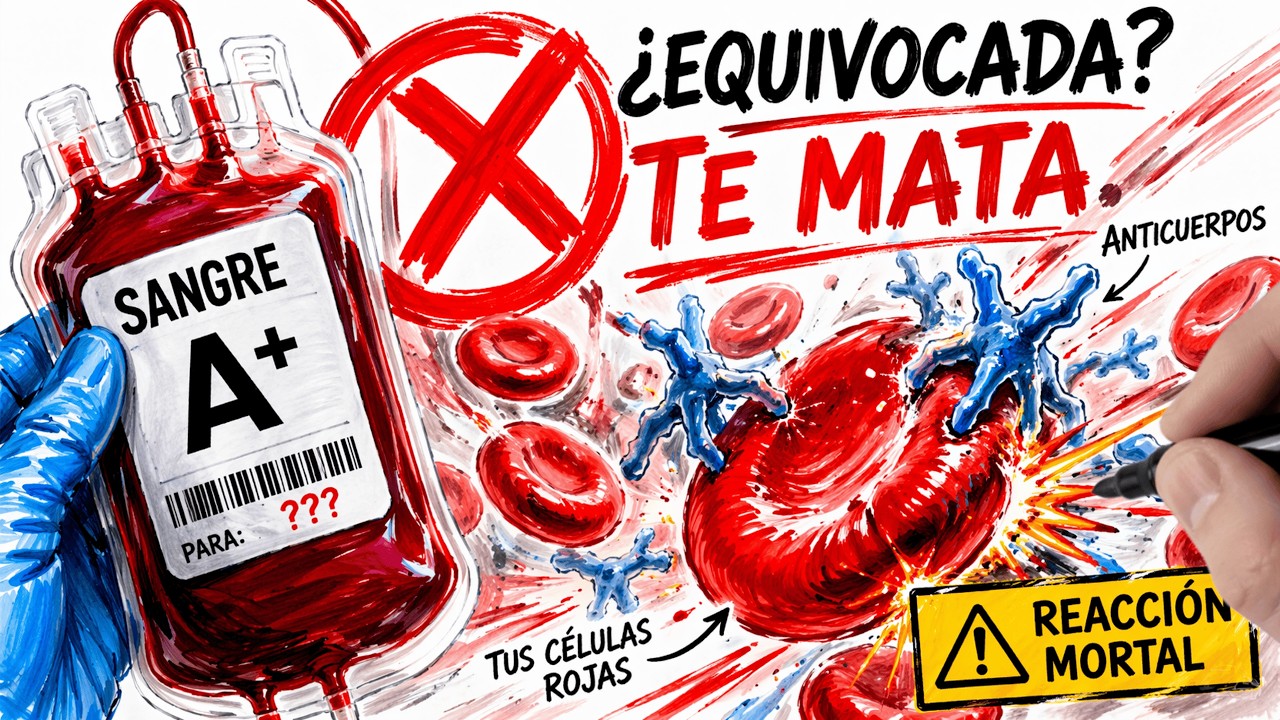 Transfusiones de sangre incompatibles: el peligro real