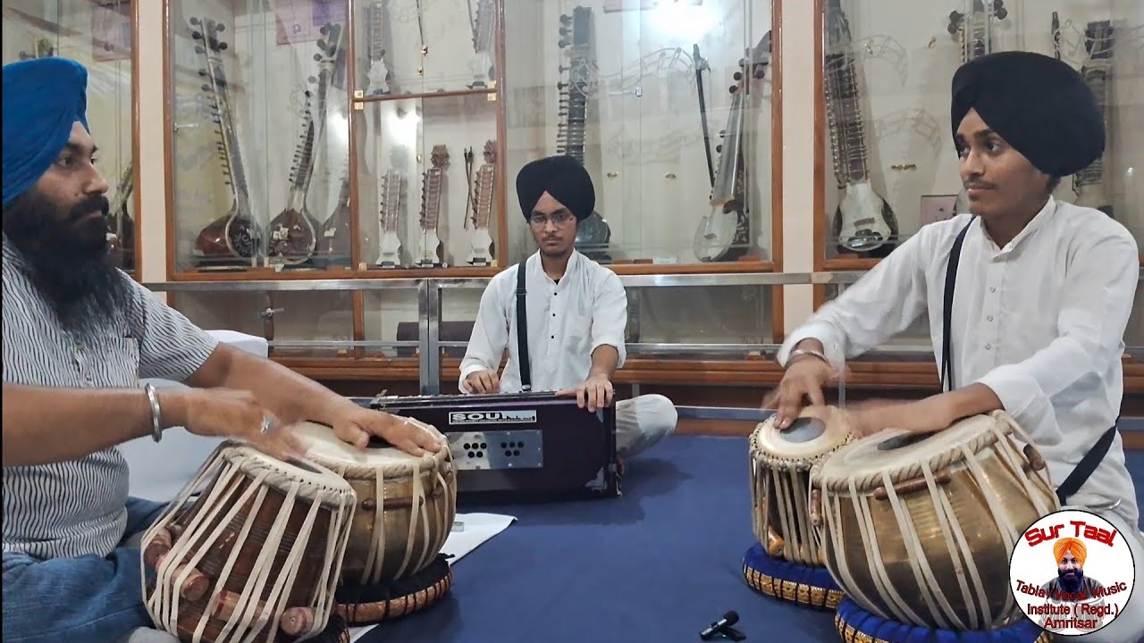 #159  Tisar Jati Kayda accompanied by my student #gurbani #tabla #music ##punjabisong #zakirhussain 