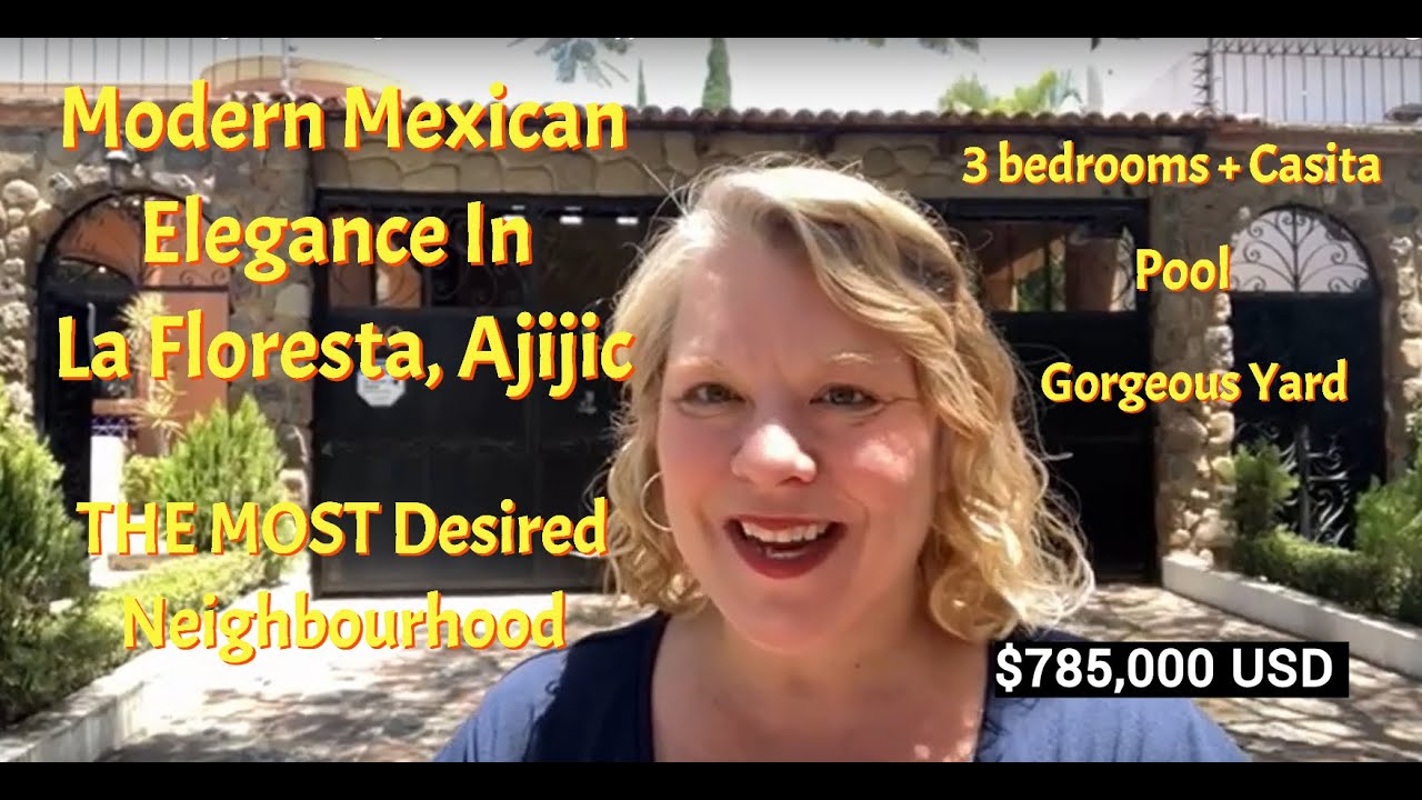 Modern Mexican Elegance In Gorgeous La Floresta, Ajijic