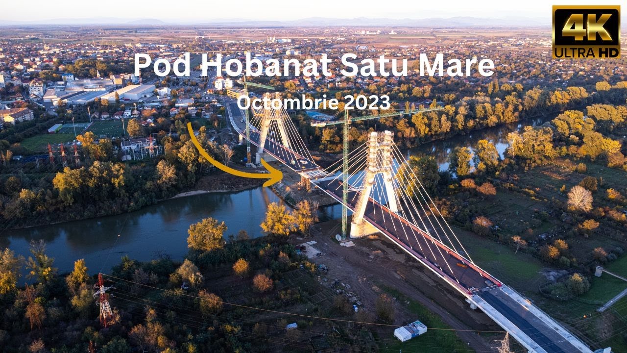 Noul Pod din Satu Mare . S-a realizat tronsonul de legătură ! 16.10.2024