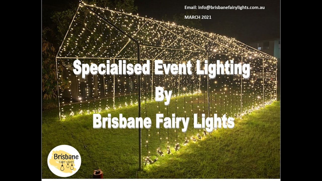 Fairy Light Event Tunnel by Brisbane Fairy Light 2021
