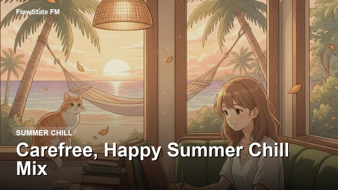 Summer Chill BGM Mix для кафе 【1.5 Hours】