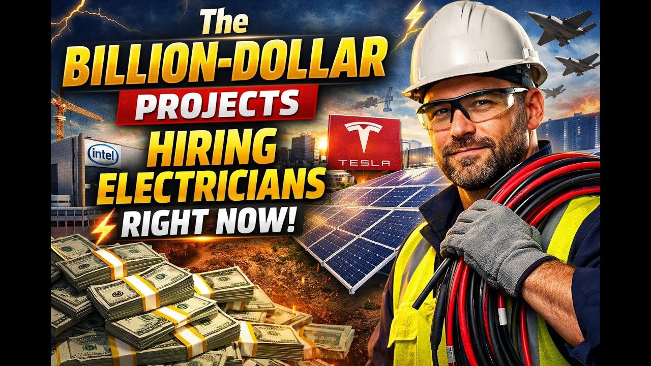 The BILLION Dollar Projects Hiring Electricians RIGHT NOW