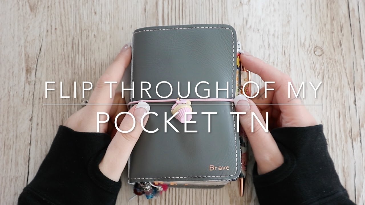 Pocket Size Foxy Fix Travellers Notebook Flip Through