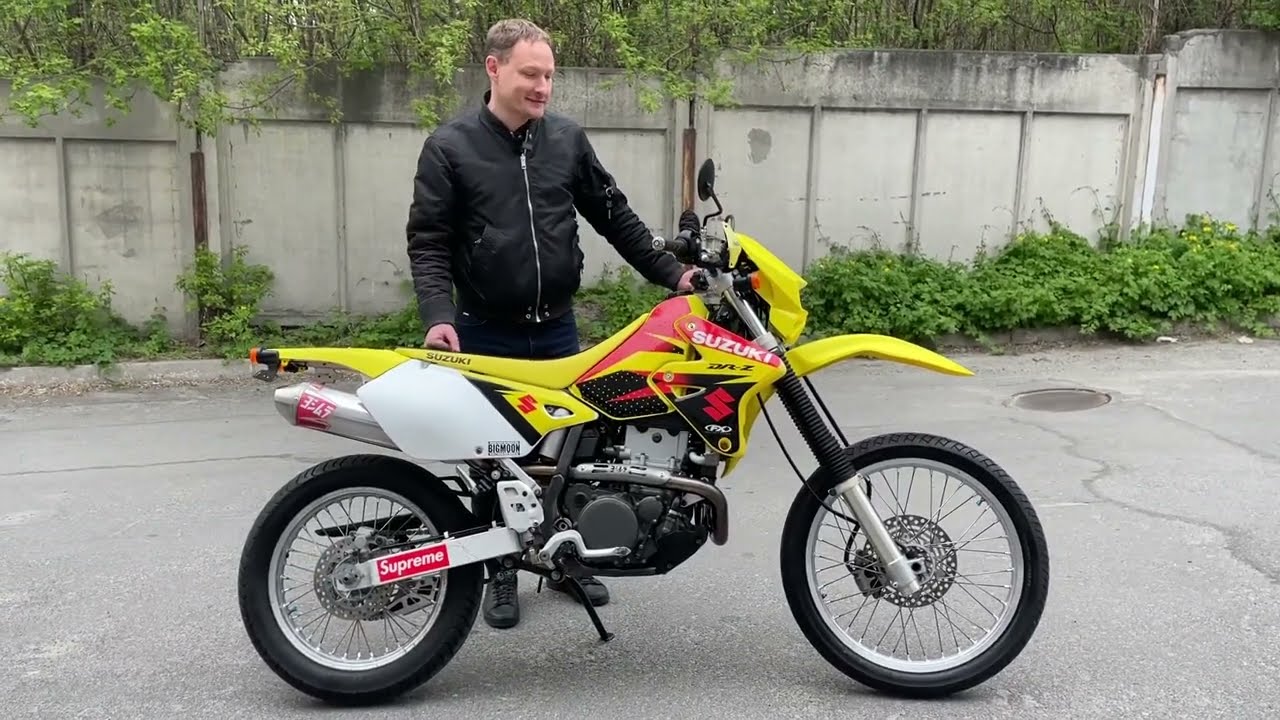 Осмотр мотоцикла Suzuki DRZ400S пробег 16т км пробег