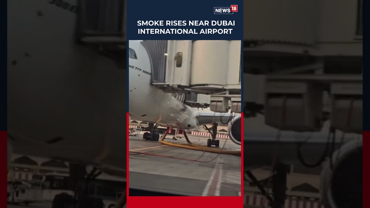 Smoke Billows After Drone Strikes Dubai Airport Runway, Flights Operations Hit | Watch | N18S