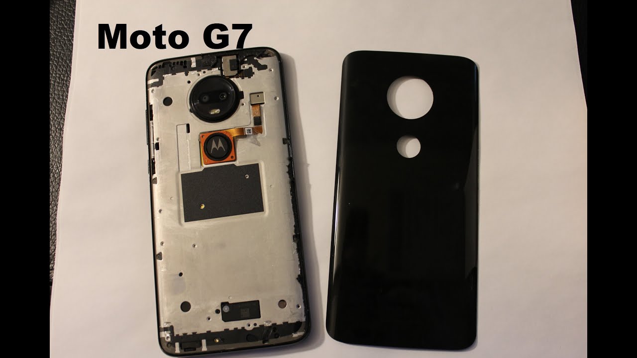 Motorola Moto g7: Как заменить заднюю крышку