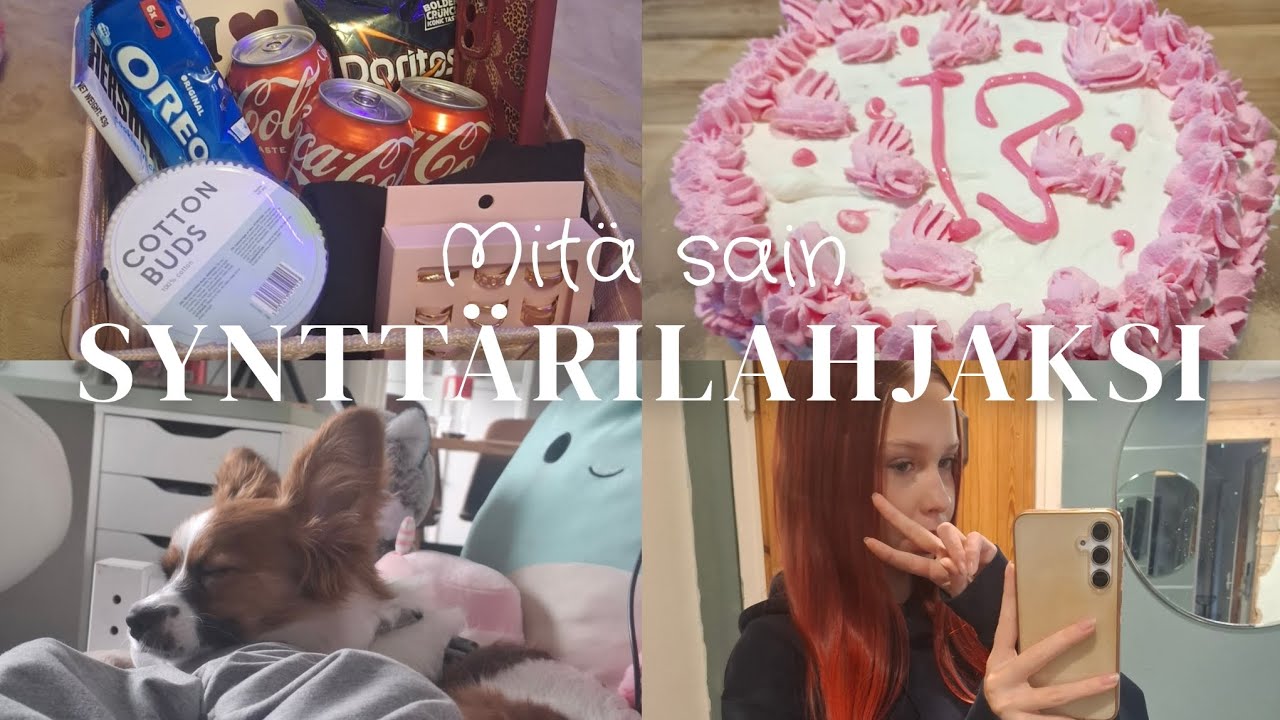 Mitä sain synttärilahjaksi?🤍