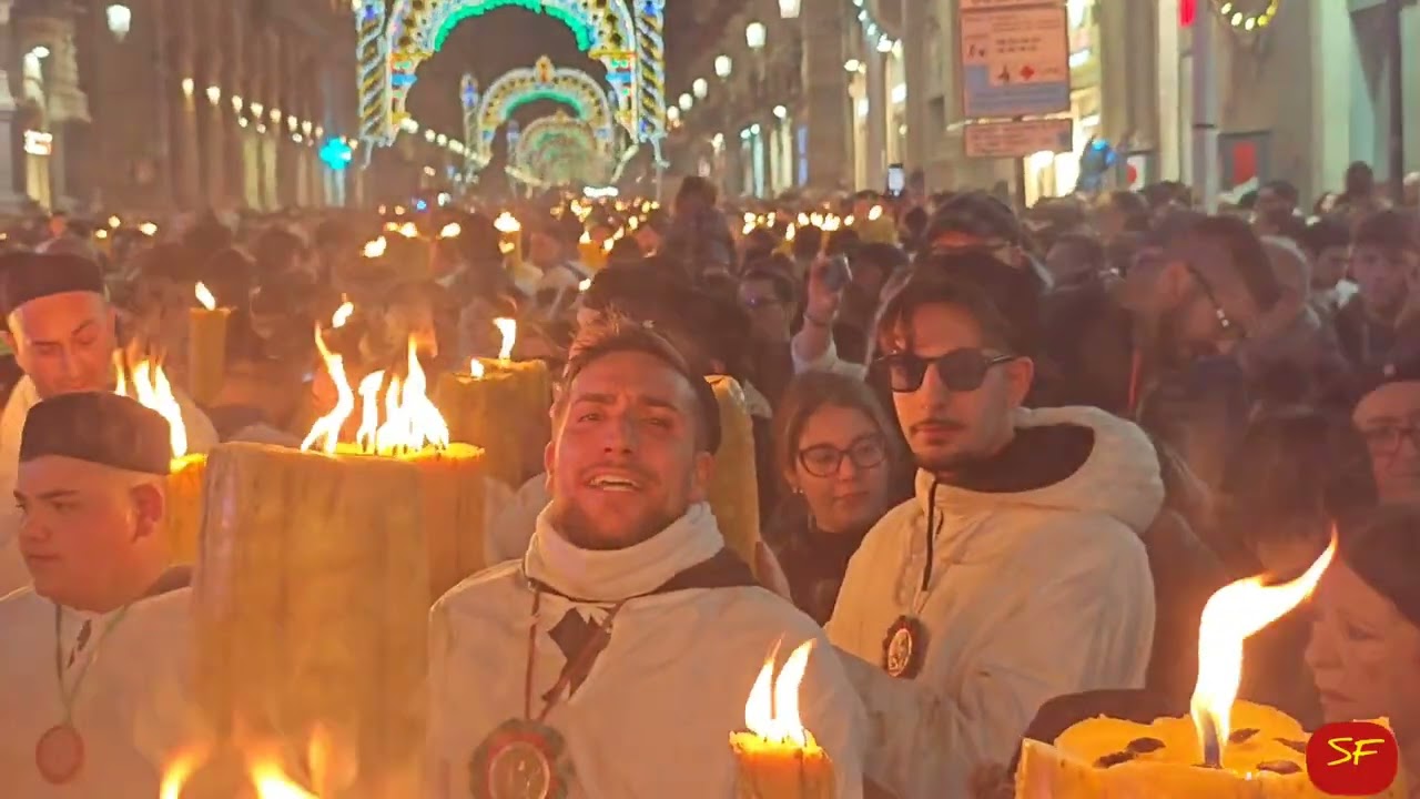 Catania - Festa di Sant' Agata - Processione dei Devoti con i Ceri Votivi - 05/02/2026