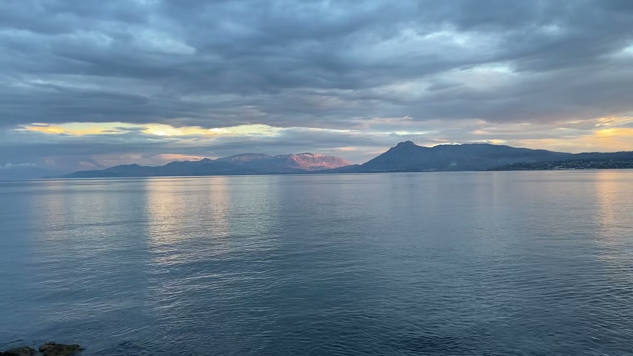 Beautiful sunset from Santa Flavia / Porticello , Sicily - Italy and pastry shop October 9, 2021