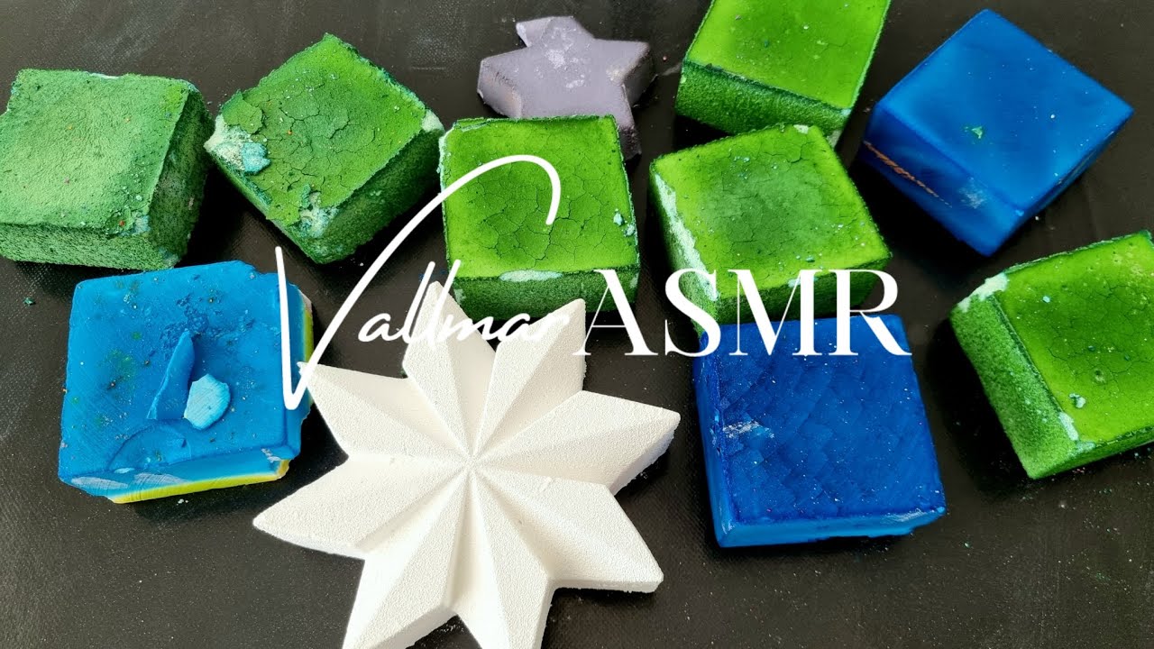 Cold color palette 💙🧊 Sooo soft 🤤Relaxing gym chalk ASMR 🎶