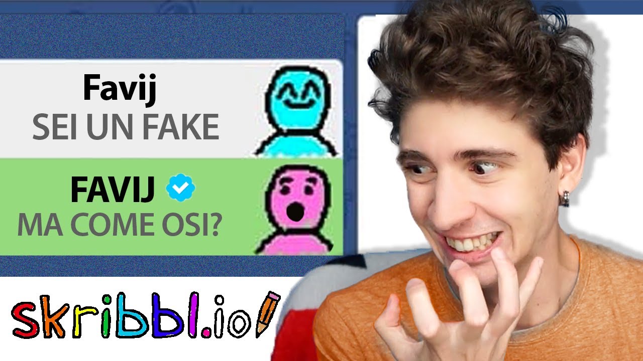 Continuano a fingersi me, AVETE ROTTO. - Skribbl.io
