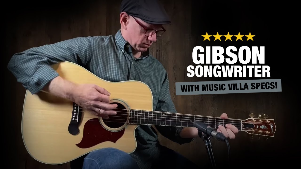 Gibson Songwriter EC with Acoustic Letter Upgrades!