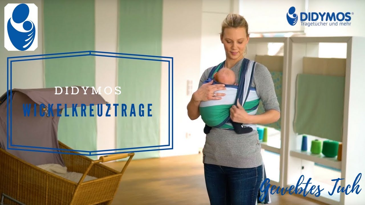DIDYMOS-Wickelkreuztrage - Bindeanleitung