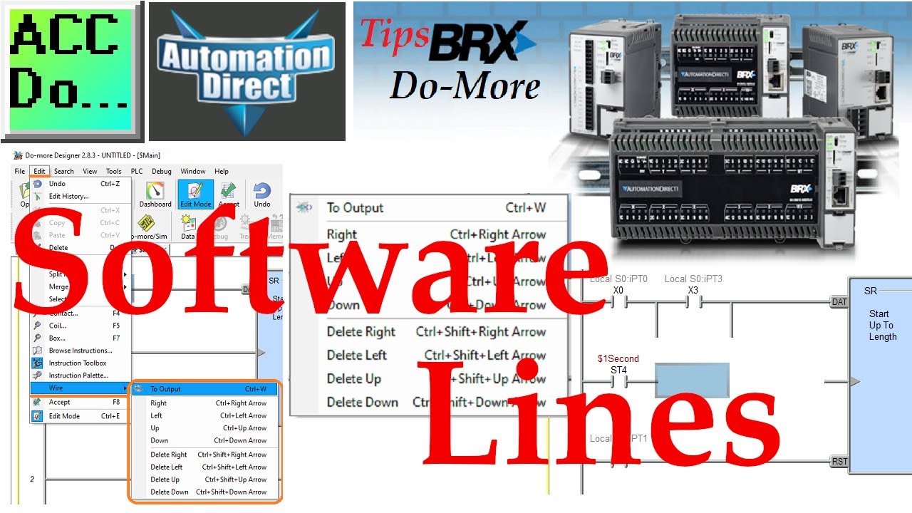 Do-More Designer Software Lines
