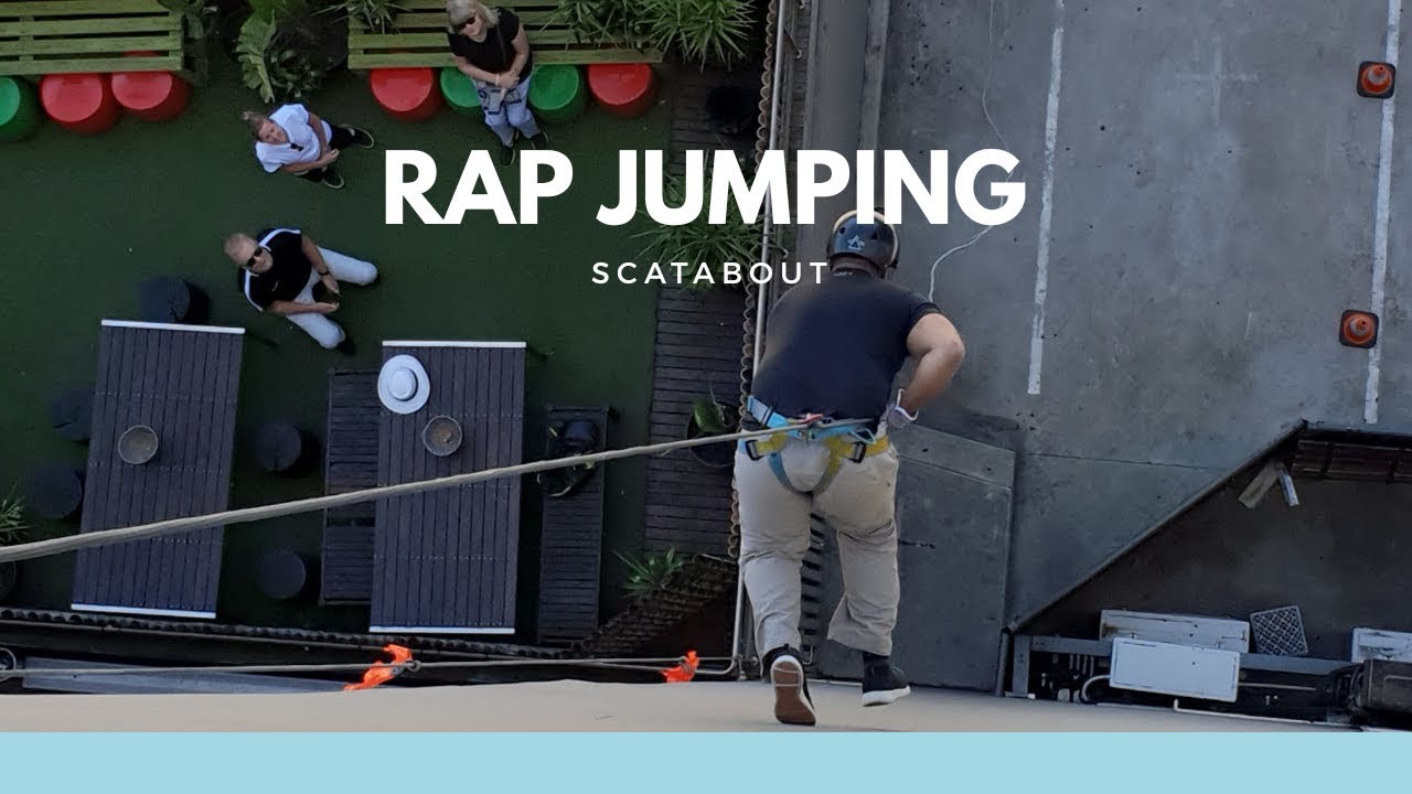 Run down a building | Rap Jumping Melbourne | Australian Travel Vlog
