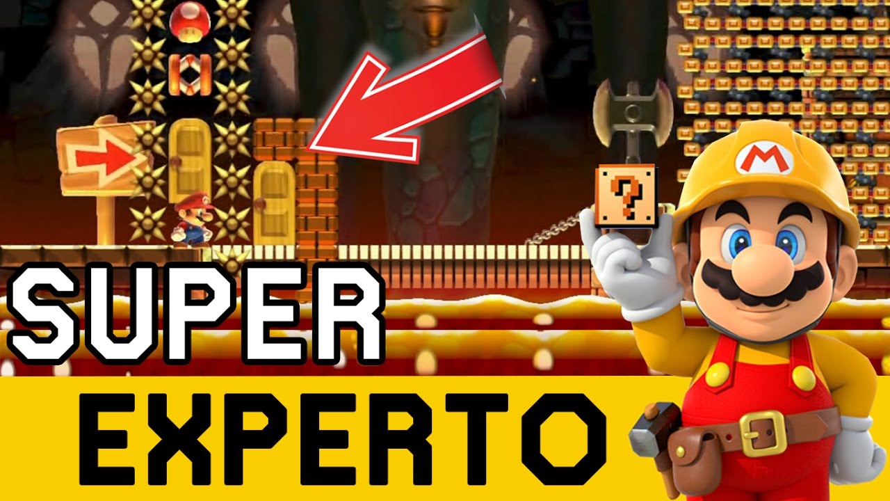 Me Apareció un Nivel Virtualmente IMPOSIBLE ! - SUPER EXPERTO NO SKIP | Super Mario Maker - ZetaSSJ