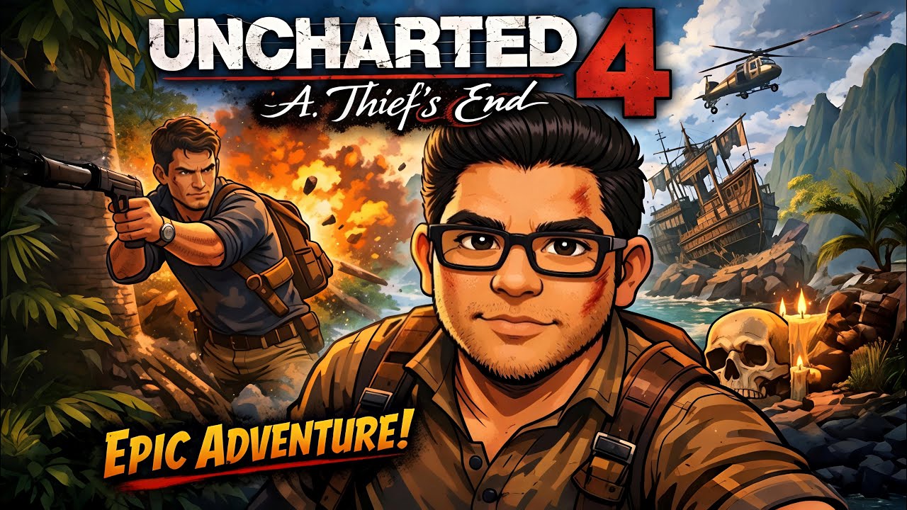 🔴[ LIVE ]UNCHARTED 4 - A THIEVES END....DAY 4.......@TheDeeSR