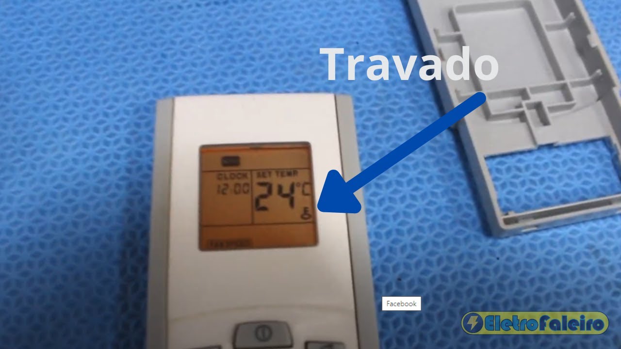 Controle do AR Travado ,Ar Condicionado Electrolux