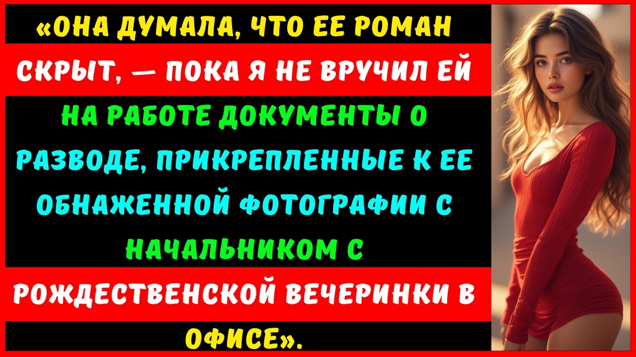 Моя неверная жена думала, что их отношения скрываются, пока я не вручил ей документы на развод на