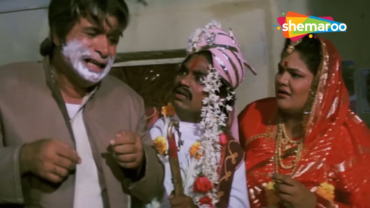 जॉनी लीवर और कादर खान की मजेदार कॉमेडी सीन्स | Best Comedy Scene | Movie Kasam | Anil Kapoor
