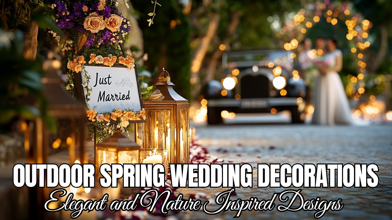 Spring Wedding Decor Ideas: Romantic & Elegant Designs