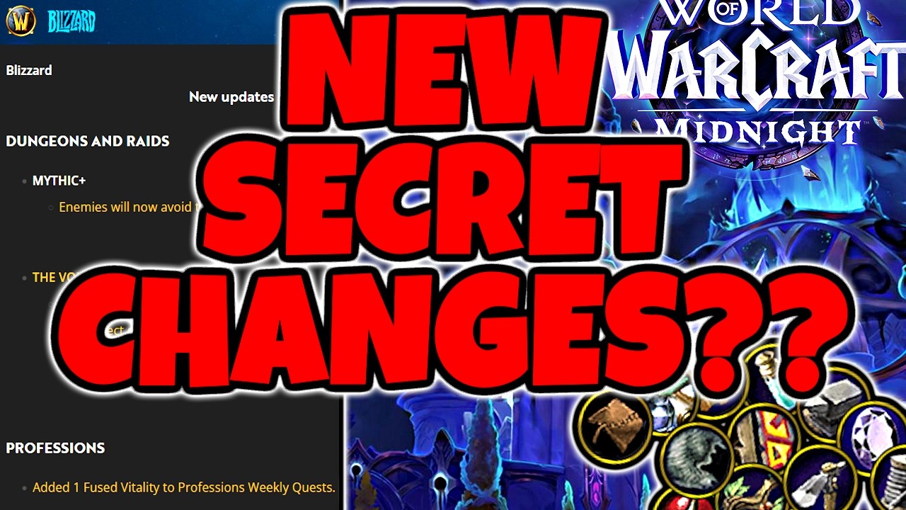 В обновлении Midnight Patch 12.0.5 компания Blizzard внесла изменения в систему профессий (некото...