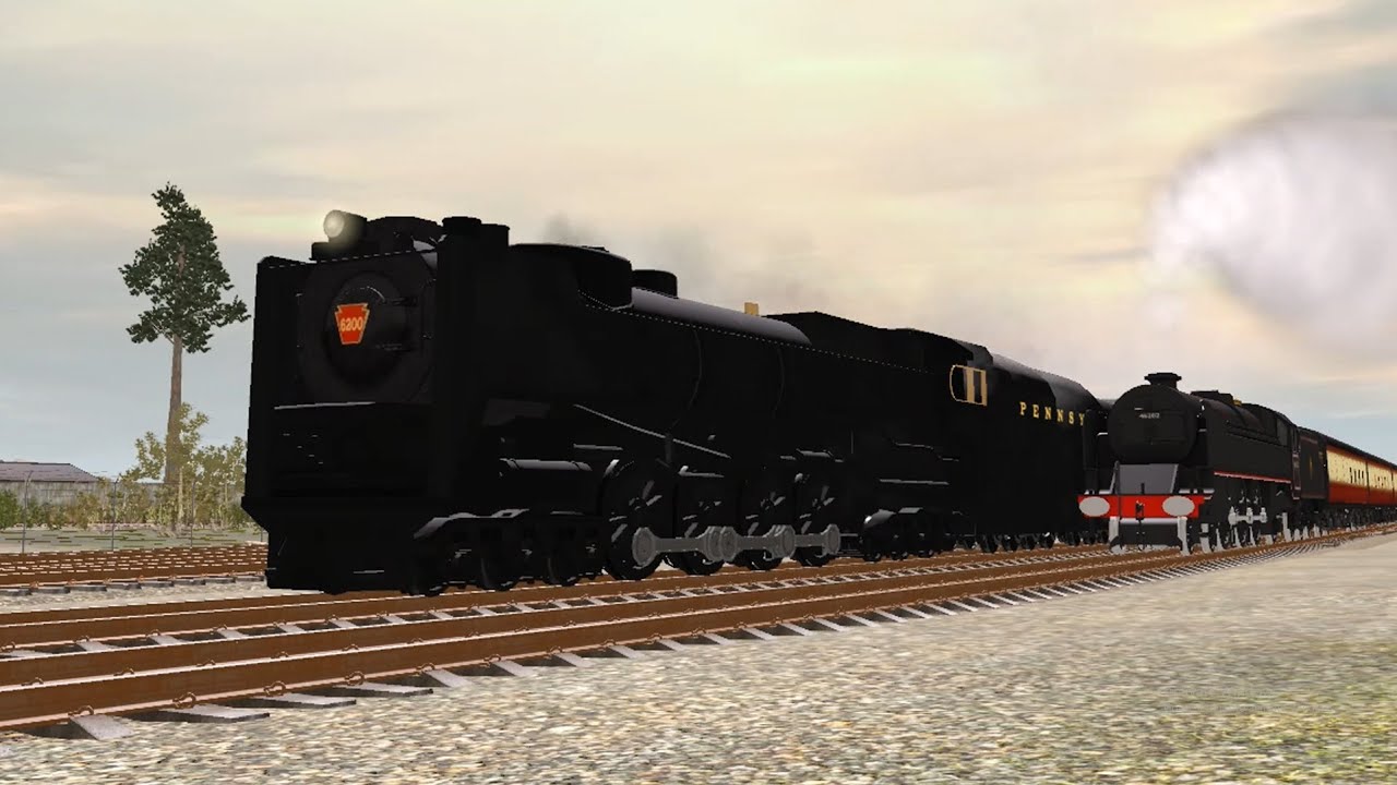 Trainz 2019 Races: PRR S2 vs LMS Turbomotive