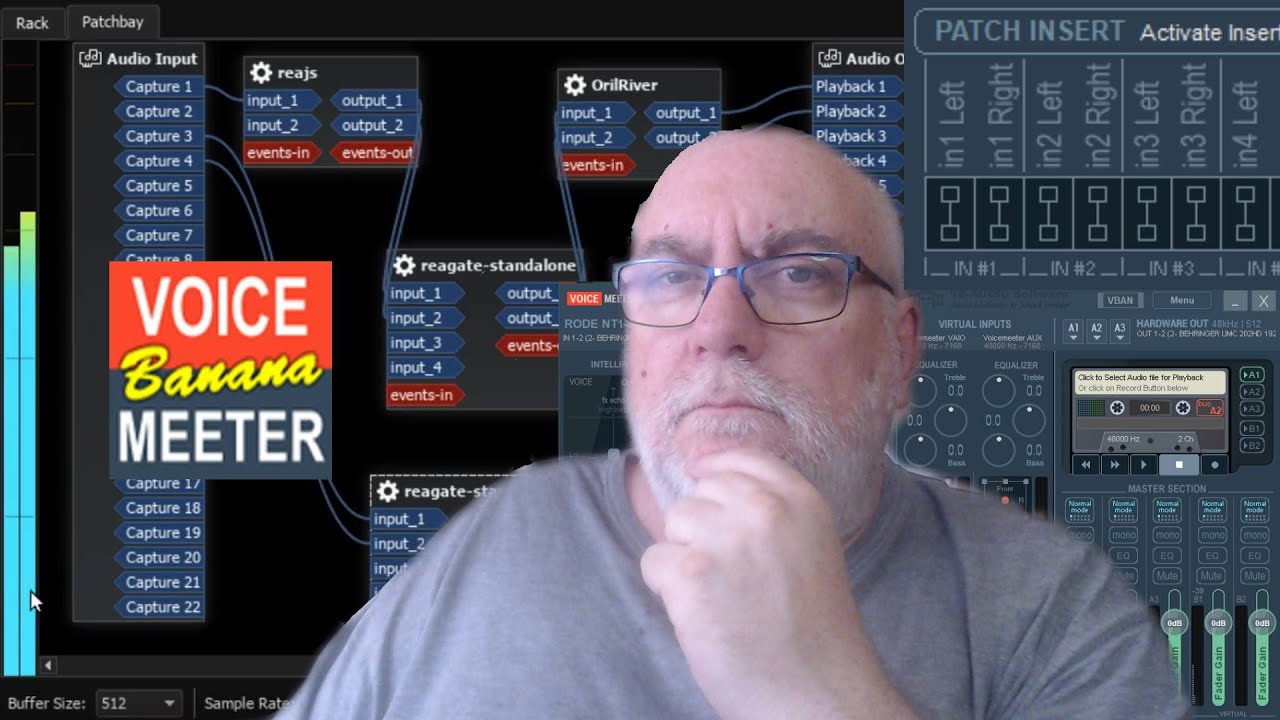 Usando efectos de audio en Voicemeeter Banana